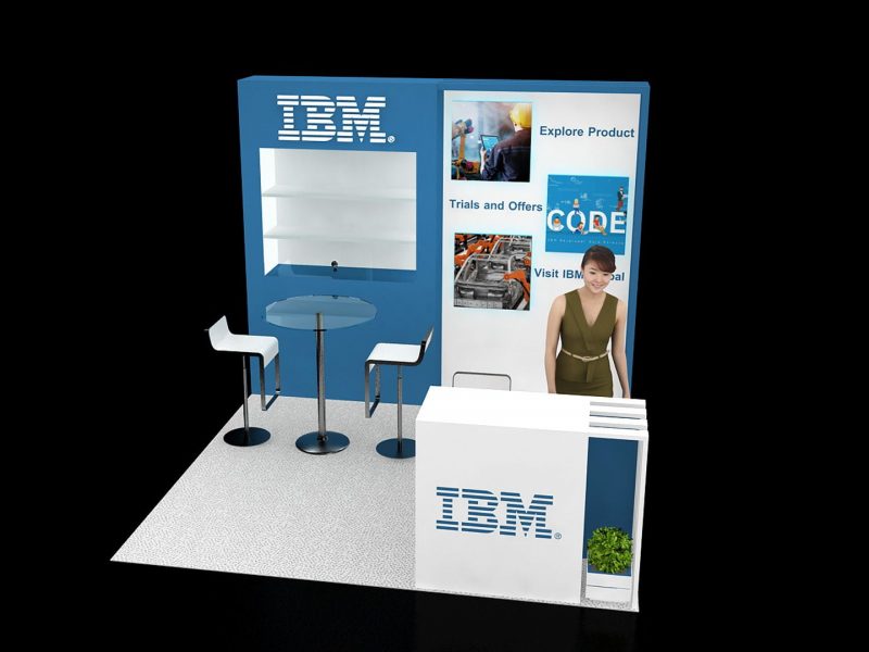 booth designs by exhibit rentals for trade shows